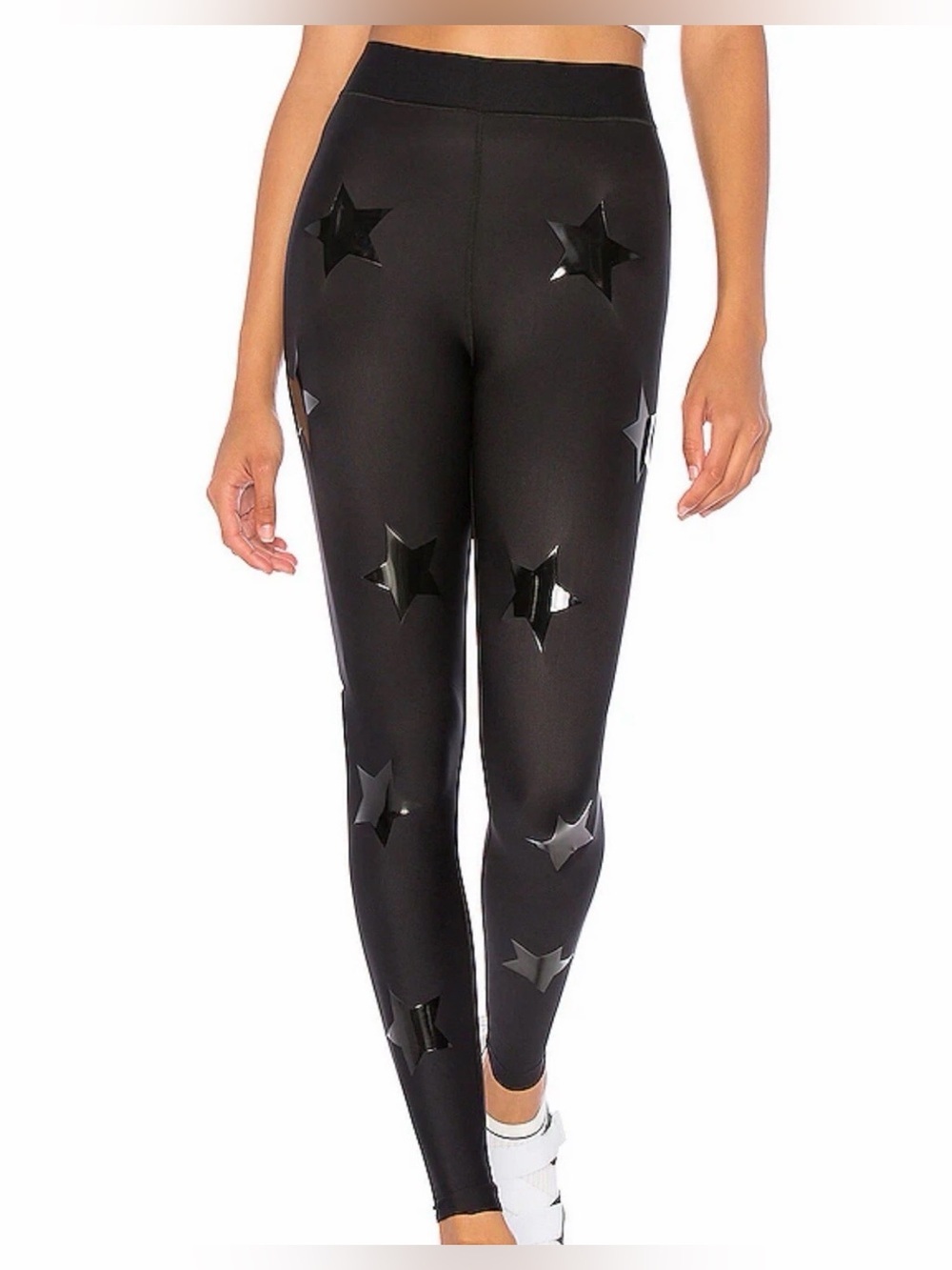 ultracor Black Star-Accent High-Waist Leggings